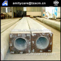 Square shape concrete spun pile steel mould